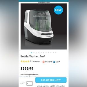 Baby breeza bottle washer pro